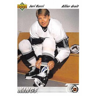 Řadové karty - Kurri Jari - 1991-92 Upper Deck French No.366
