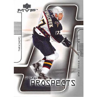 Řadové karty - Kovalchuk Ilya - 2001-02 MVP No.221