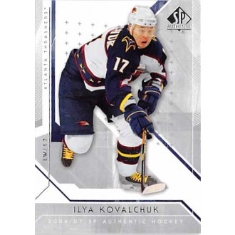 Řadové karty - Kovalchuk Ilya - 2006-07 SP Authentic No.98