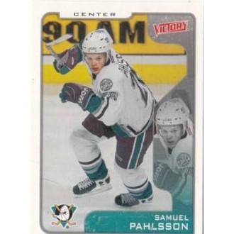 Řadové karty - Pahlsson Samuel - 2001-02 Victory No.10