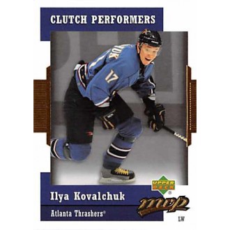 Insertní karty - Kovalchuk Ilya - 2006-07 MVP Clutch Performers No.CP18
