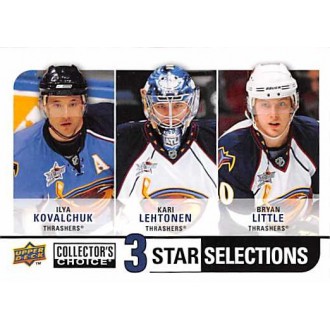Řadové karty - Kovalchuk Ilya, Lehtonen Kari, Little Bryan - 2008-09 Collectors Choice No.252