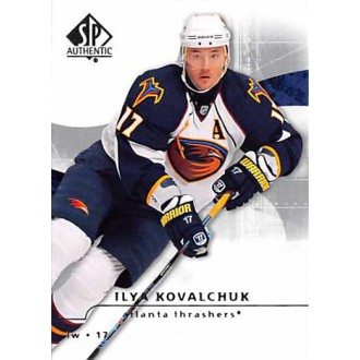 Řadové karty - Kovalchuk Ilya - 2008-09 SP Authentic No.66