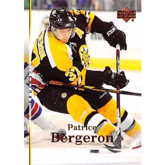 Řadové karty - Bergeron Patrice - 2007-08 Upper Deck No.162