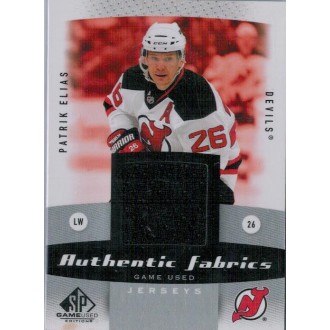 Jersey karty - Eliáš Patrik - 2010-11 SP Game Used Authentic Fabrics  No.AF-EL