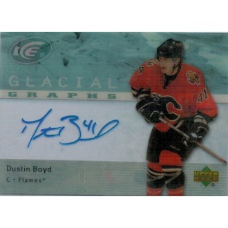 Podepsané karty - Boyd Dustin - 2007-08 Ice Glacial Graphs  No.GG-BO