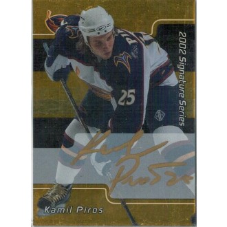 Podepsané karty - Piroš Kamil - 2001-02 BAP Signature Series Autographs Gold No.247