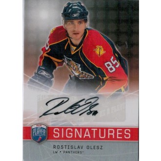 Podepsané karty - Olesz Rostislav - 2008-09 Be A Player Signatures No.S-RO