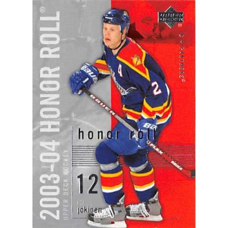 Řadové karty - Jokinen Olli - 2003-04 Honor Roll No.34