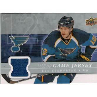 Jersey karty - Stempniak Lee - 2008-09 Upper Deck Game Jerseys No.GJ-LS
