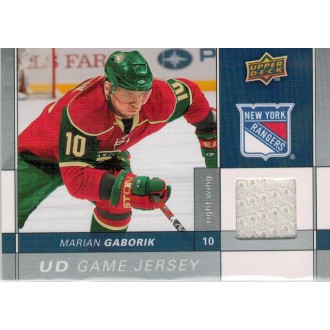 Jersey karty - Gáborík Marián - 2009-10 Upper Deck Game Jerseys No.GJ-MG