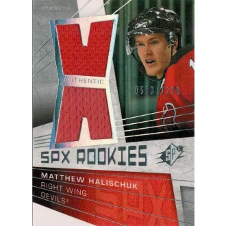 Jersey karty - Halischuk Matthew - 2008-09 SPx No.134