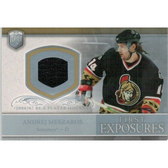 Jersey karty - Meszaros Andrej - 2006-07 Be A Player Portraits First Exposures No.FE-AM