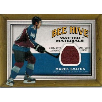 Jersey karty - Svatoš Marek - 2006-07 Beehive Matted Materials No.MM-SV