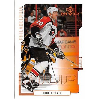 Řadové karty - LeClair John - 2000-01 MVP No.124