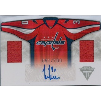 Jersey karty - Neuvirth Michal - 2011-12 Titanium Home Sweaters Memorabilia Autographs No.26