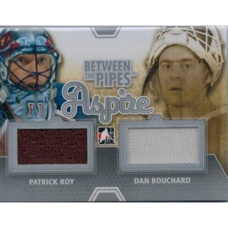 Jersey karty - Roy Patrick, Bouchard Dan - 2012-13 Between The Pipes Aspire Jerseys Silver No.ASP04