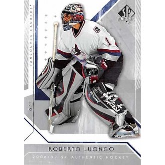 Řadové karty - Luongo Roberto - 2006-07 SP Authentic No.4