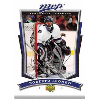 Řadové karty - Luongo Roberto - 2007-08 MVP No.298