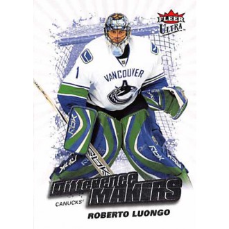 Insertní karty - Luongo Roberto - 2008-09 Ultra Difference Makers No.DM18