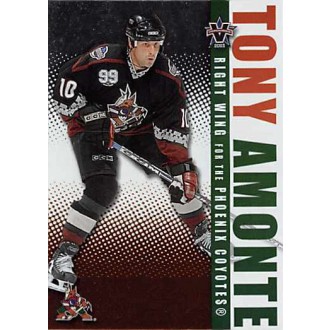 Řadové karty - Amonte Tony - 2002-03 Vanguard No.76