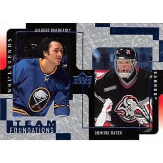 Řadové karty - Hašek Dominik, Perreault Gilbert - 2000-01 Legends No.18