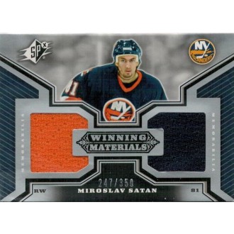 Jersey karty - Šatan Miroslav - 2005-06 SPx Winning Materials No.WM-SA