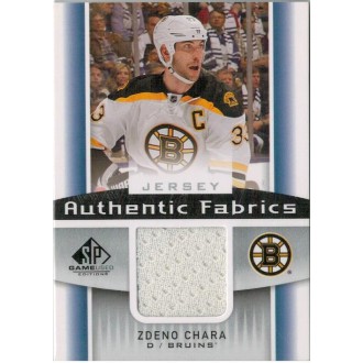 Jersey karty - Chára Zdeno - 2013-14 SP Game Used Authentic Fabrics  No.AF-ZC