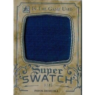 Jersey karty - Demitra Pavol - 2016-17 Leaf ITG Game Used - Super Swatch Silver No.SS30