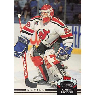 Řadové karty - Brodeur Martin - 1992-93 Stadium Club No.233