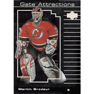 Insertní karty - Brodeur Martin - 2000-01 Upper Deck Gate Attractions No.GA8