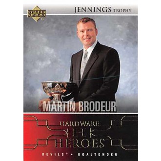 Insertní karty - Brodeur Martin - 2004-05 Upper Deck Hardware Heroes No.AW12