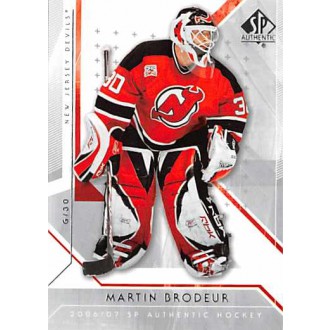 Řadové karty - Brodeur Martin - 2006-07 SP Authentic No.43
