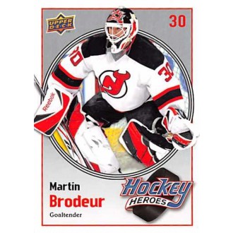 Insertní karty - Brodeur Martin - 2009-10 Upper Deck Hockey Heroes Martin Brodeur No.HH15