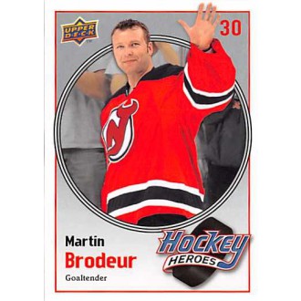 Insertní karty - Brodeur Martin - 2009-10 Upper Deck Hockey Heroes Martin Brodeur No.HH17