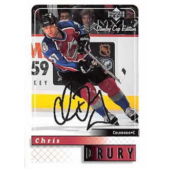 Paralelní karty - Drury Chris - 1999-00 MVP Stanley Cup Silver Script No.53