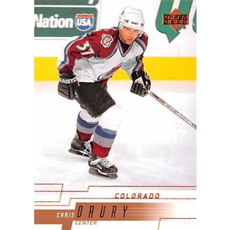 Řadové karty - Drury Chris - 2000-01 Upper Deck No.274