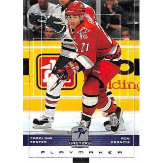 Řadové karty - Francis Ron - 1999-00 Wayne Gretzky Hockey No.37
