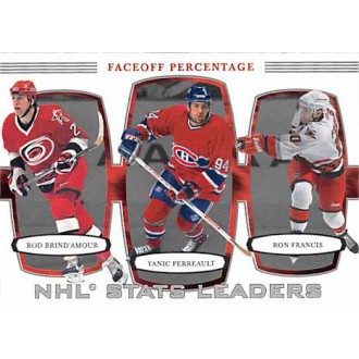 Řadové karty - Francis Ron, Perreault Yanic, Brind´Amour Rod - 2002-03 BAP First Edition No.386