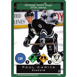 Řadové karty - Kariya Paul - 1995-96 Playoff One on One No.2