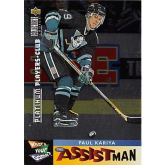 Paralelní karty - Kariya Paul - 1995-96 Collectors Choice Players Club Platinum No.363