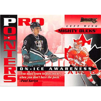 Insertní karty - Kariya Paul - 1995-96 Donruss Pro Pointers No.19