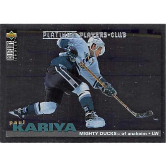 Paralelní karty - Kariya Paul - 1995-96 Collectors Choice Players Club Platinum No.159