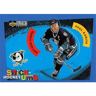 Insertní karty - Kariya Paul - 1997-98 Collectors Choice Stick Ums No.S9