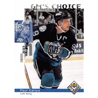 Řadové karty - Kariya Paul - 1998-99 UD Choice No.224