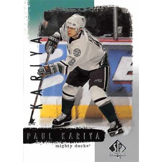 Řadové karty - Kariya Paul - 2000-01 SP Authentic No.1