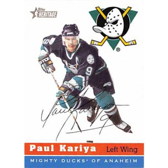 Řadové karty - Kariya Paul - 2000-01 Topps Heritage No.8