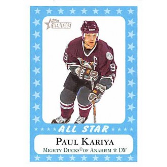 Řadové karty - Kariya Paul - 2000-01 Topps Heritage No.218