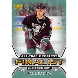 Řadové karty - Kariya Paul - 2005-06 Upper Deck All-Time Greatest No.2