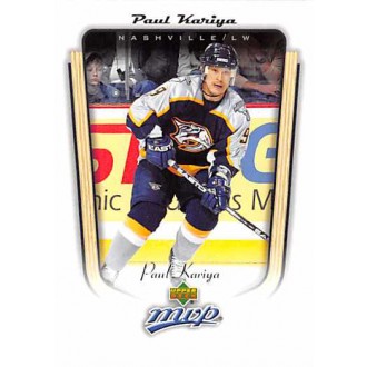 Řadové karty - Kariya Paul - 2005-06 MVP No.221
